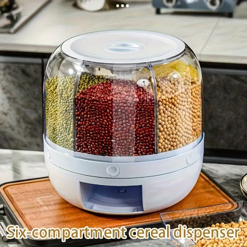360 Rotating Grain Storage Container