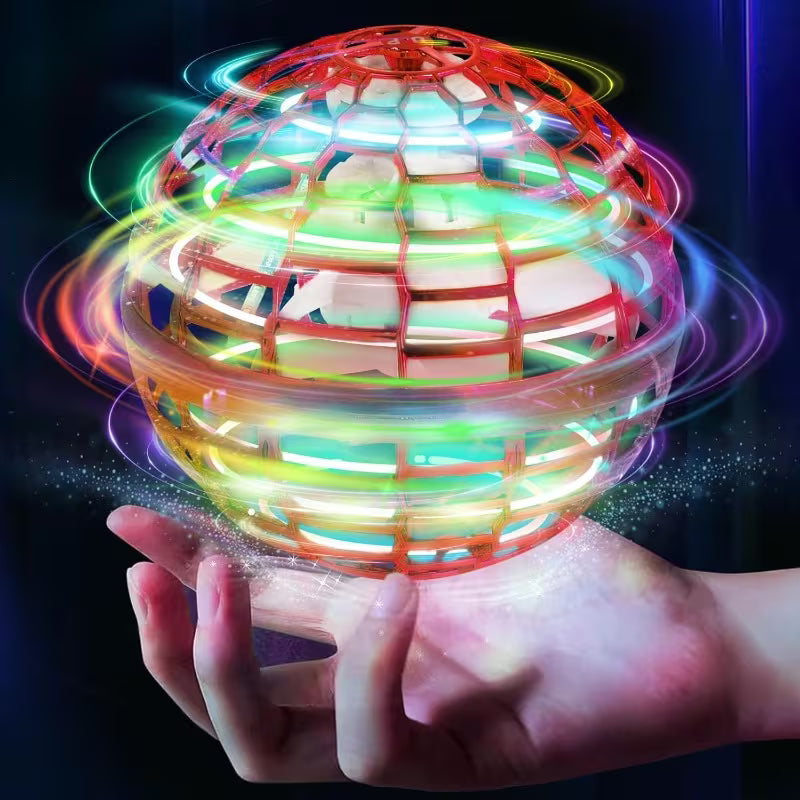 Flying spinner ball