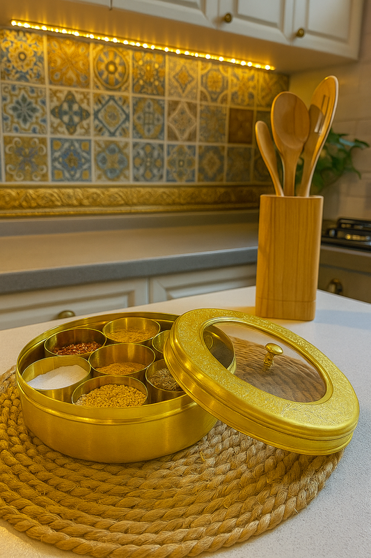 "तामा को मसला बक्स" Copper Spice Box